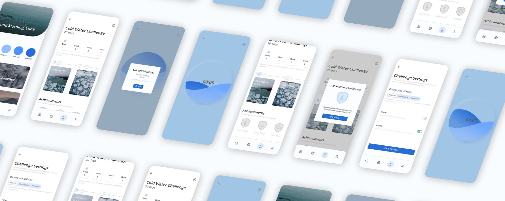 Wim Hof App Redesign